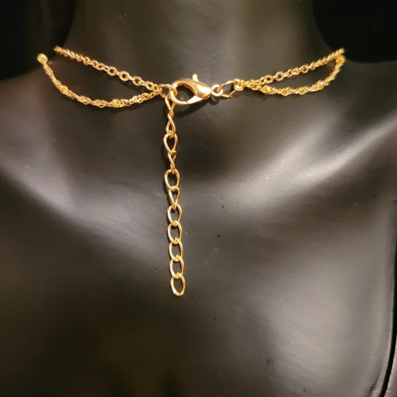 2/$20 X-Mas Snowflake & Bells Dangle Necklace - Picture 5 of 5